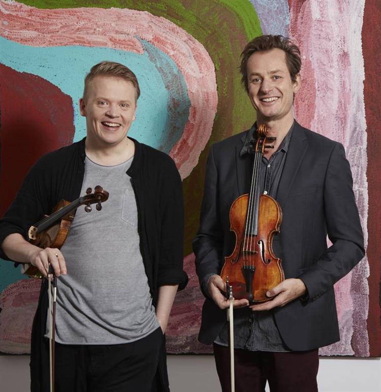 ACO image of Pekka Kuusisto and Richard Tognetti